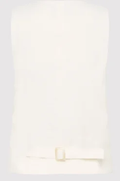 Tailored Linen Vest -|St. Agni Flash Sale