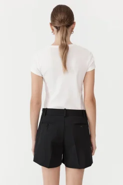 Tailored Shorts - Black|St. Agni Flash Sale