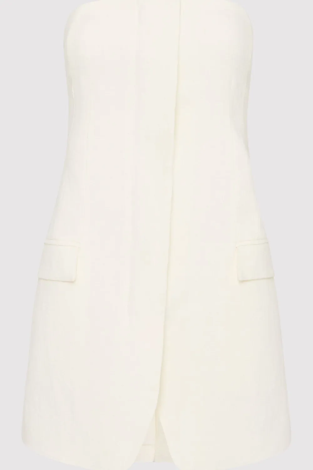 Tailored Strapless Top - Ivory|St. Agni Best Sale