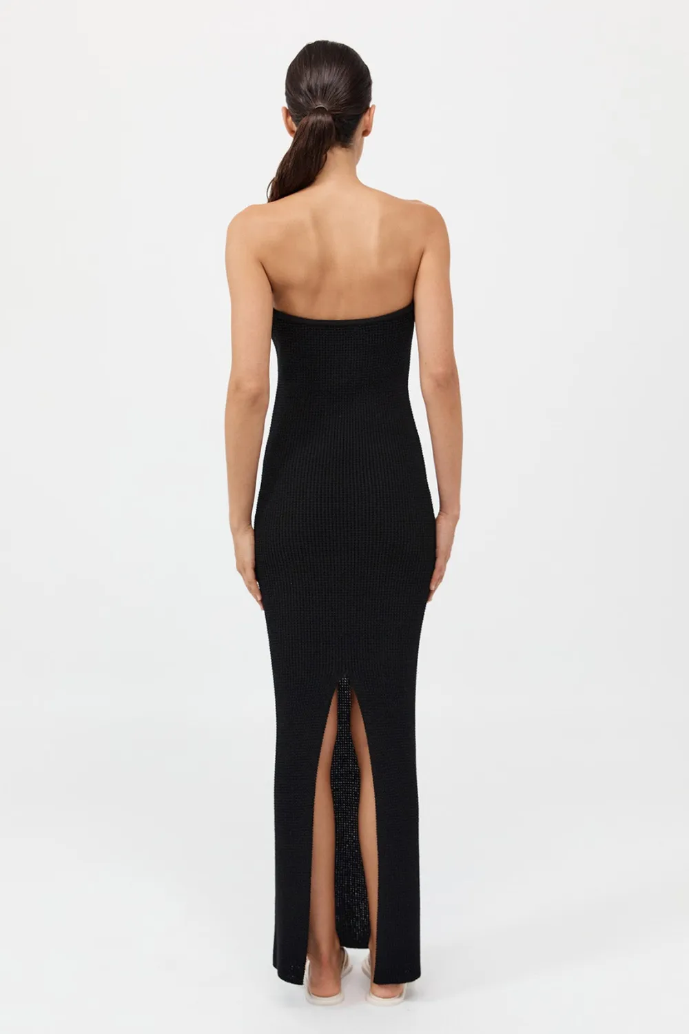 Textured Knit Column Dress -|St. Agni Shop