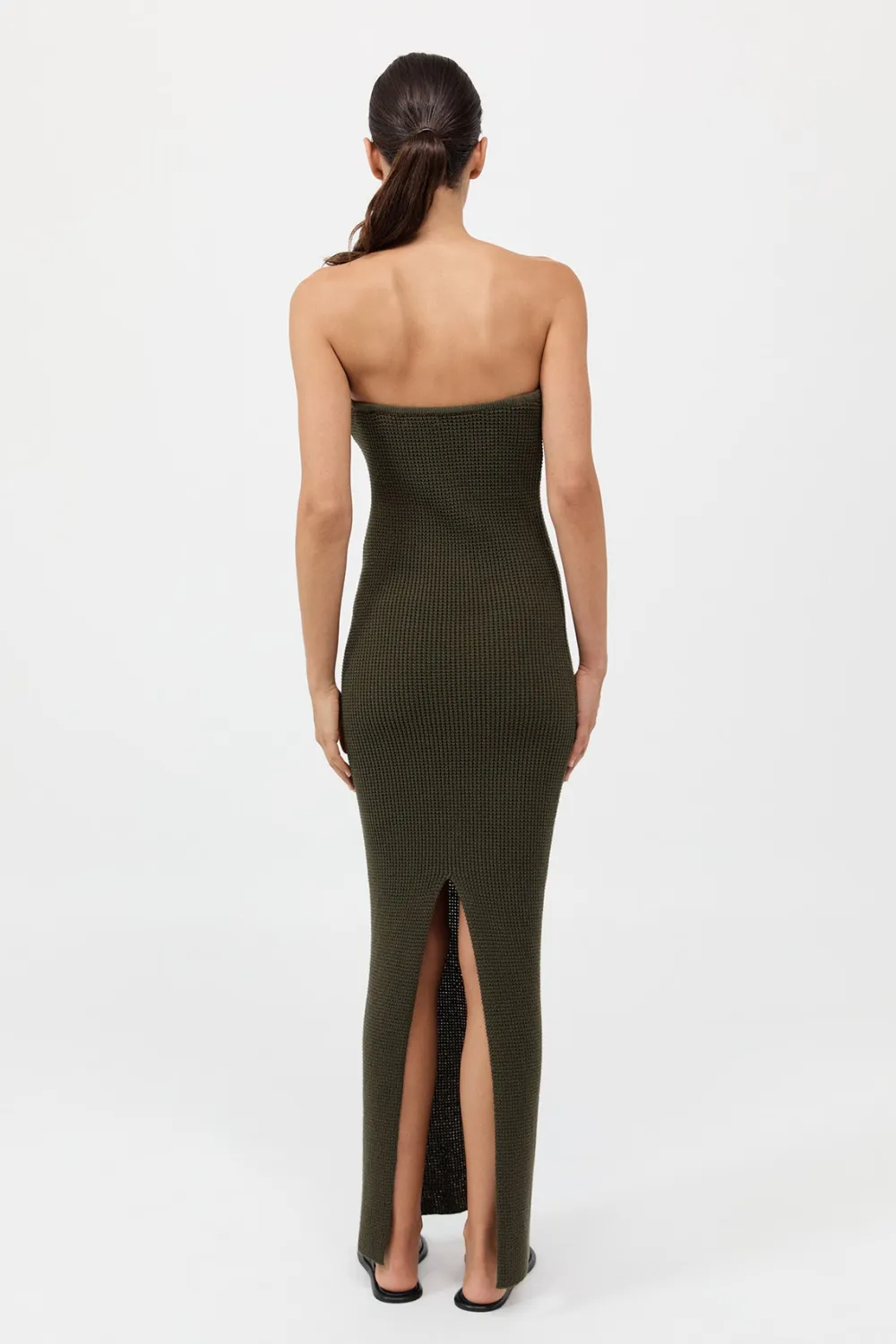 Textured Knit Column Dress -|St. Agni Discount