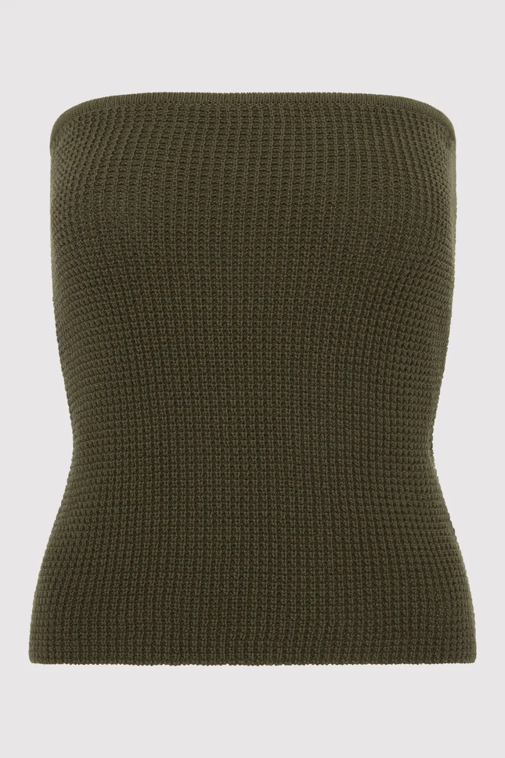 Textured Knit Strapless Top -|St. Agni Best