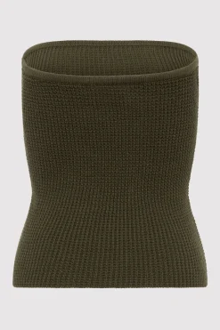 Textured Knit Strapless Top -|St. Agni Best