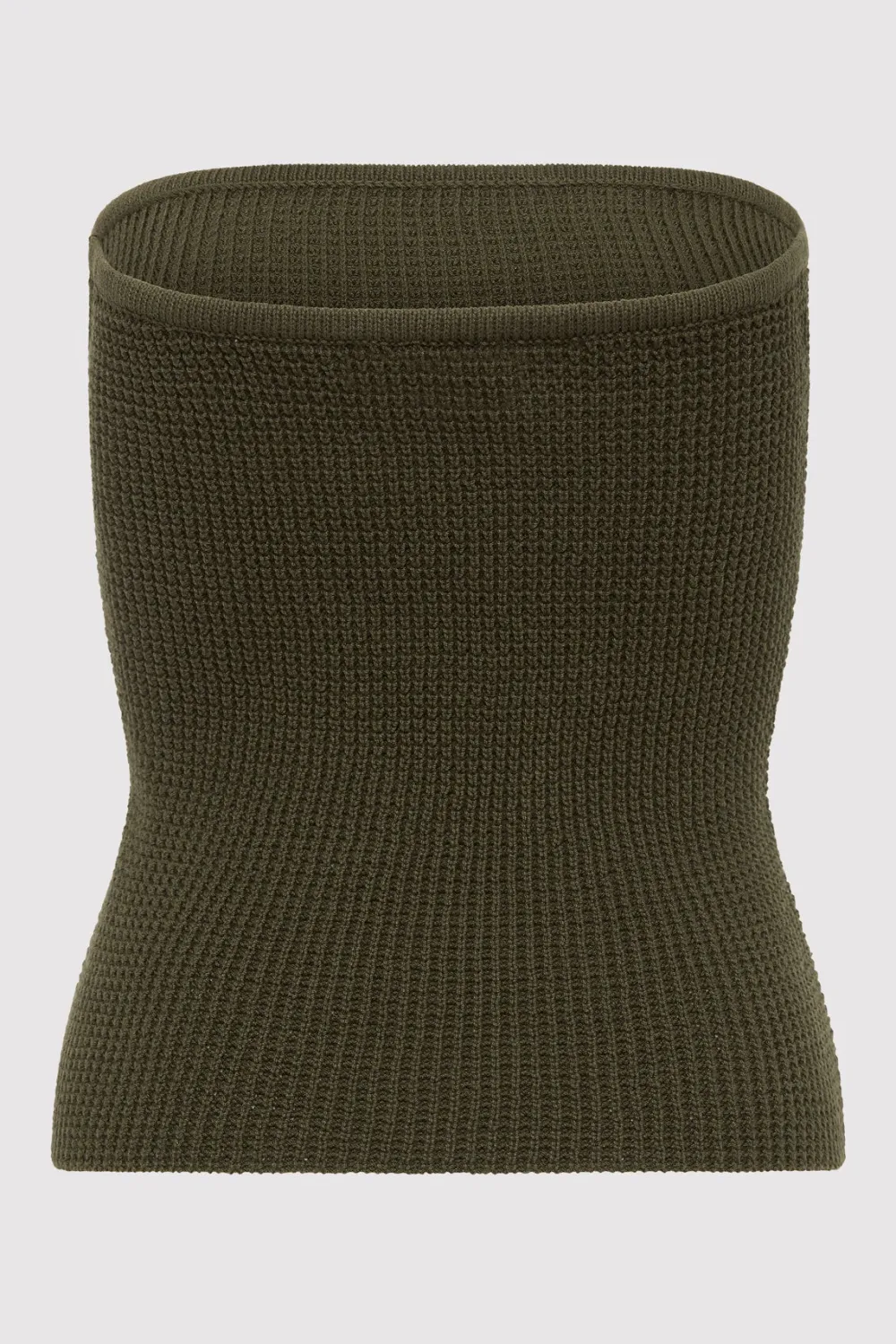 Textured Knit Strapless Top -|St. Agni Best