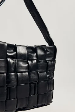 Textured Mini Woven Tote -|St. Agni Sale