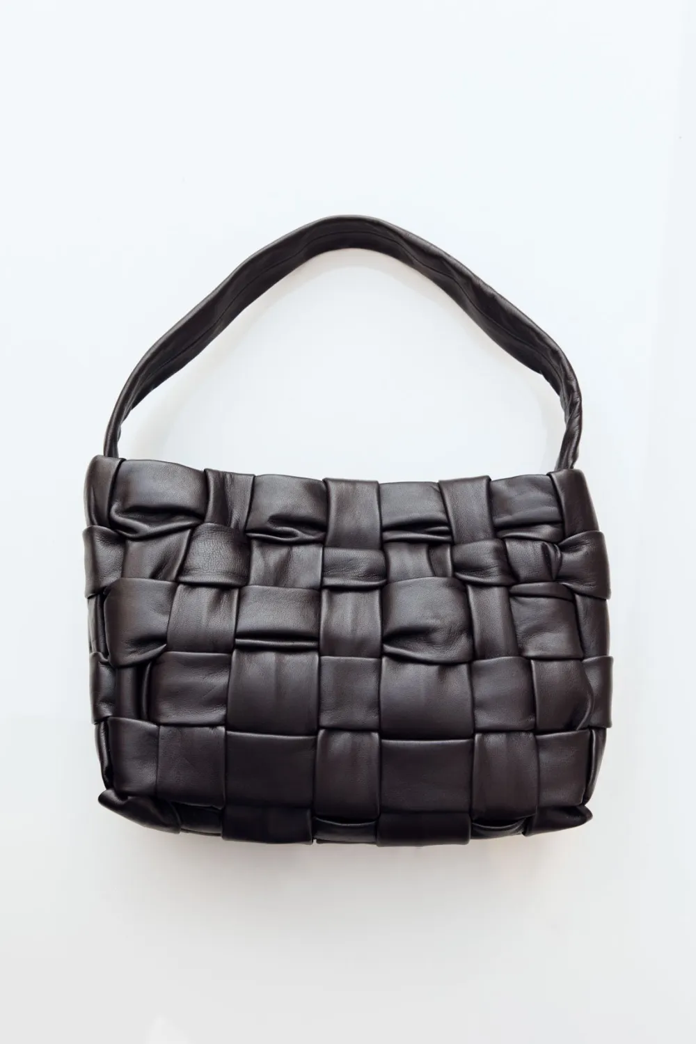 Textured Mini Woven Tote -|St. Agni New