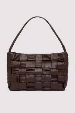Textured Mini Woven Tote -|St. Agni New