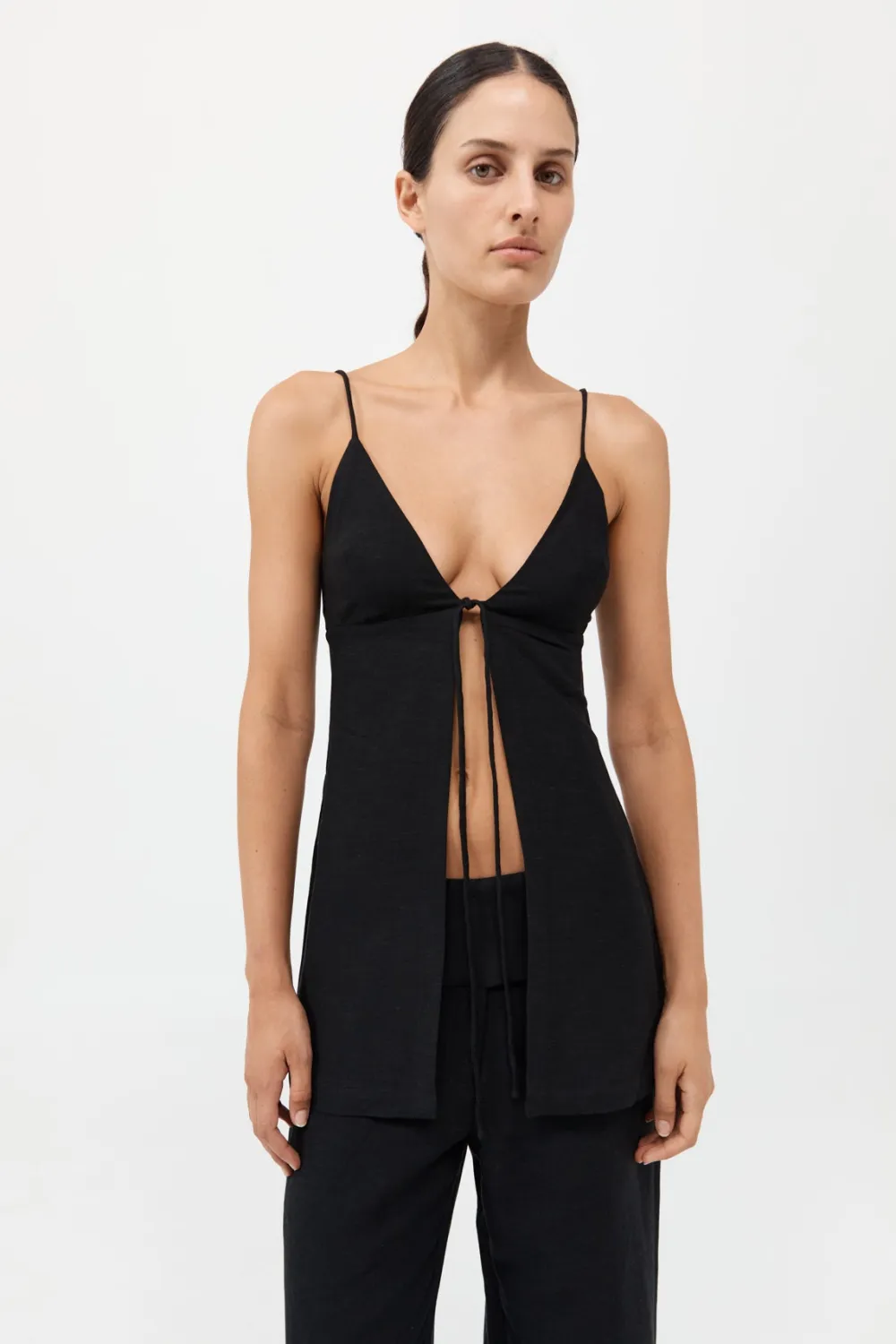 Tie Front Top -|St. Agni Online