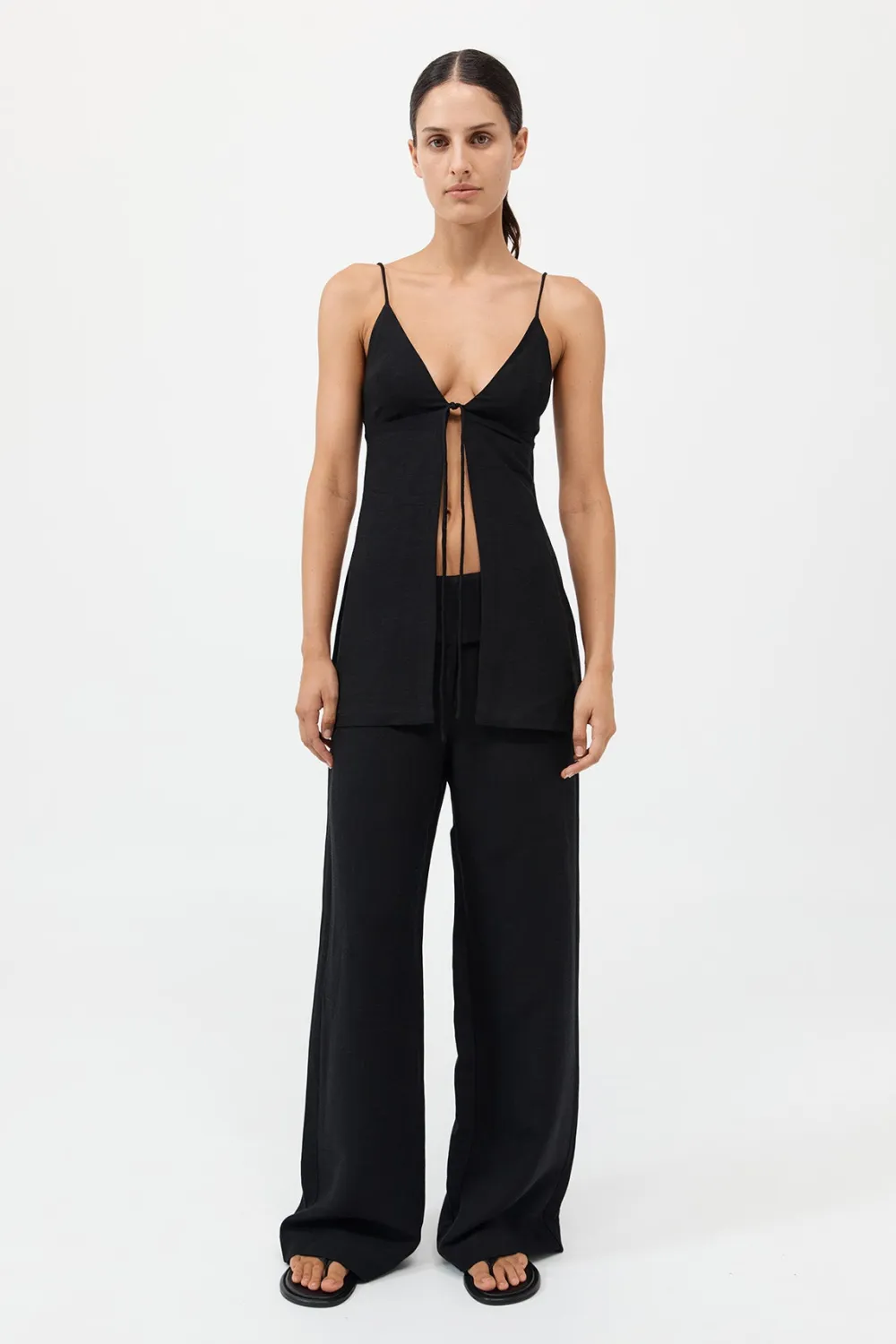 Tie Front Top -|St. Agni Online