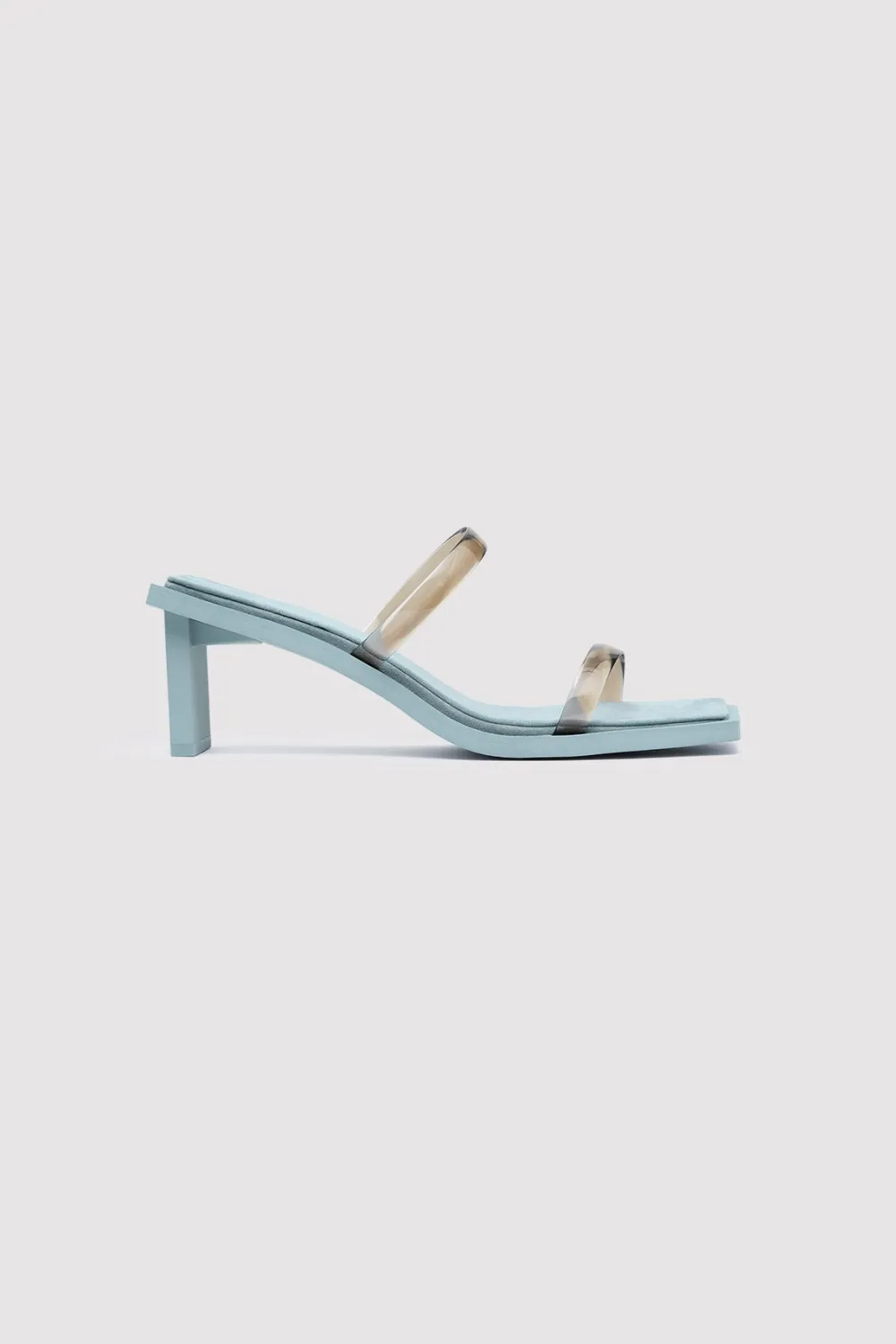 Transparent Heel - Slate|St. Agni Fashion