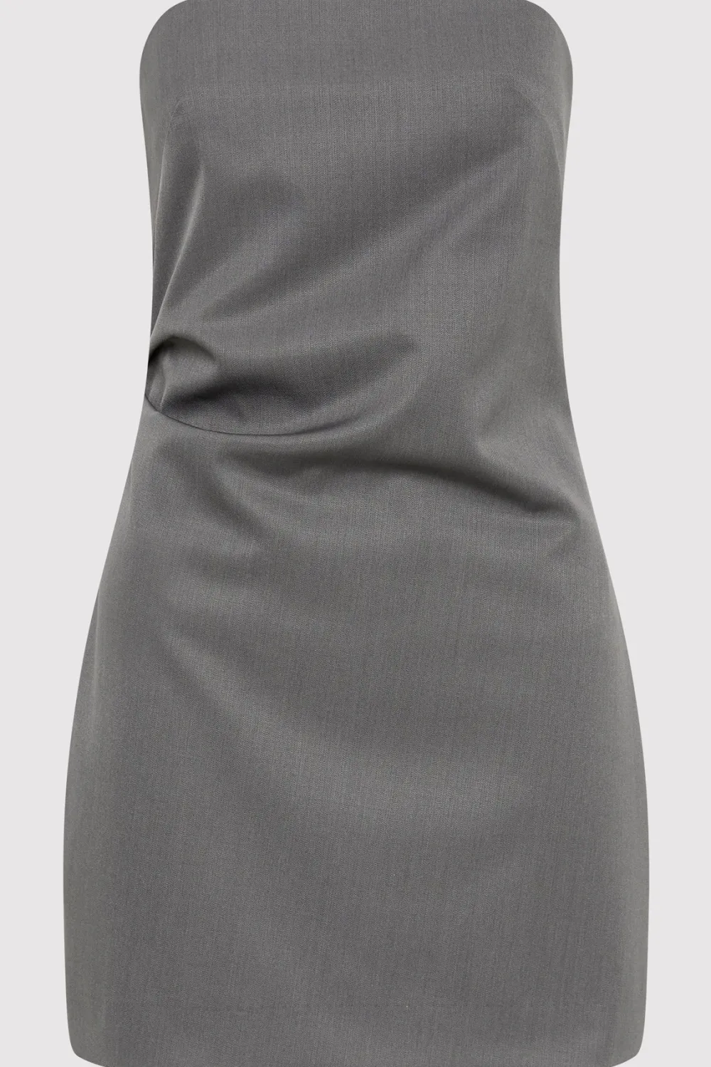 Tuck Mini Dress - Pewter Grey|St. Agni Cheap