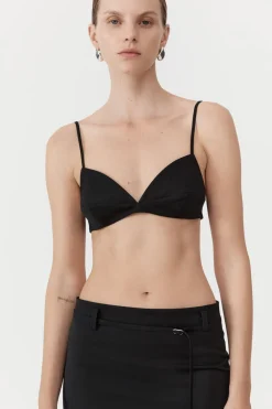 Utilitarian Bralette - Black|St. Agni Sale