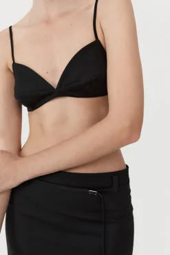 Utilitarian Bralette - Black|St. Agni Sale