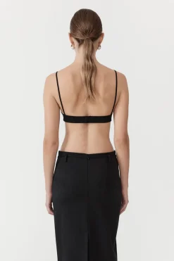 Utilitarian Bralette - Black|St. Agni Sale