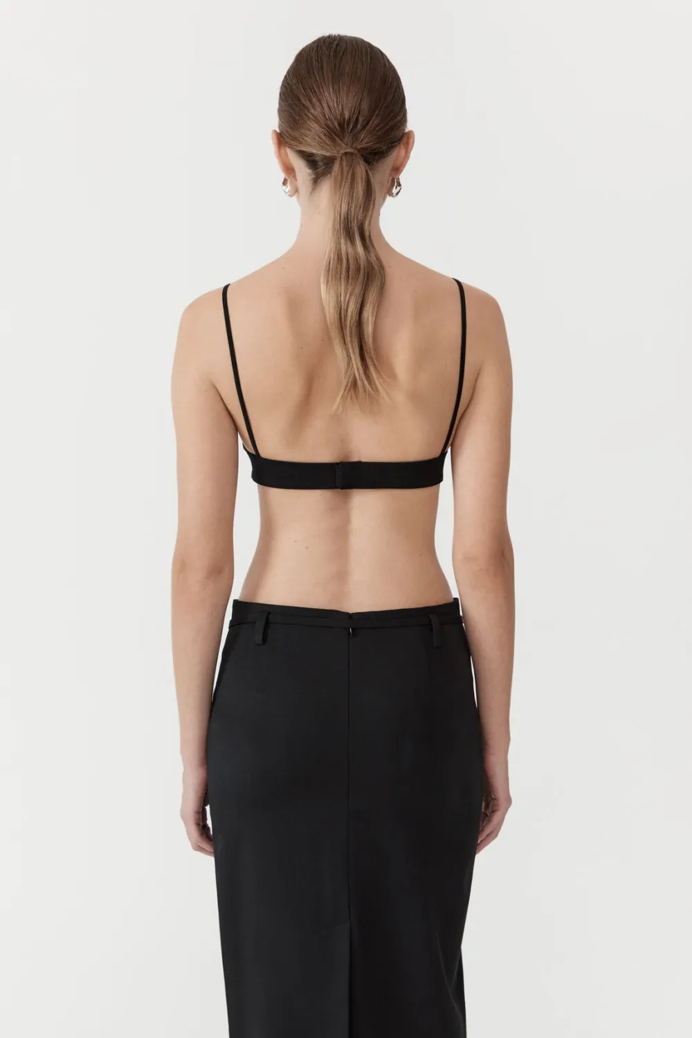 Utilitarian Bralette - Black|St. Agni Sale