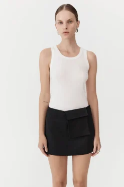 Utilitarian Pocket Mini Skirt -|St. Agni New