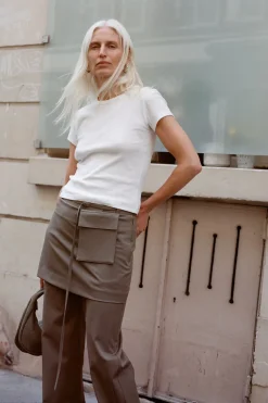 Utilitarian Pocket Mini Skirt -|St. Agni Best