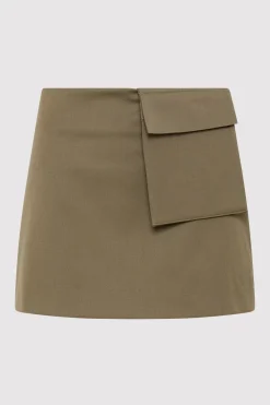 Utilitarian Pocket Mini Skirt -|St. Agni Best
