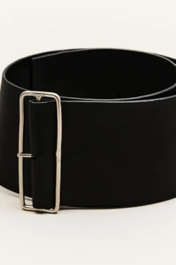 Wide Belt - Black|St. Agni Cheap