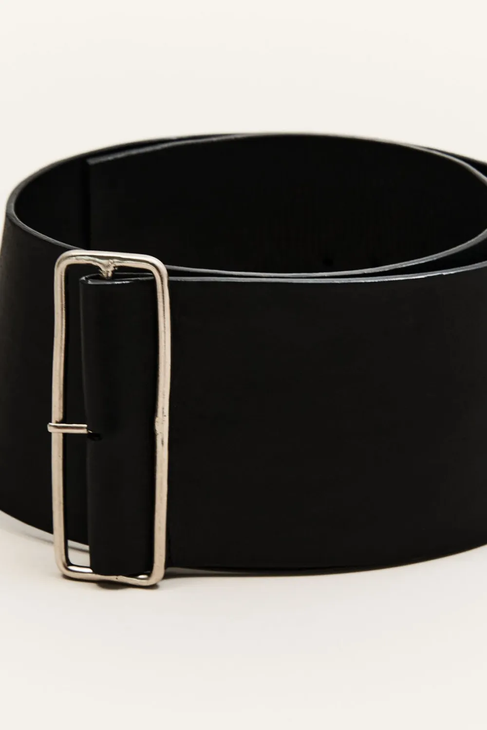 Wide Belt - Black|St. Agni Cheap