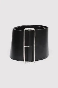 Wide Belt - Black|St. Agni Cheap