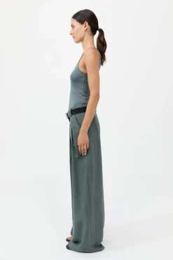 Wide Leg Pleat Pants -|St. Agni Store