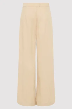 Wide Leg Pleat Pants -|St. Agni Online