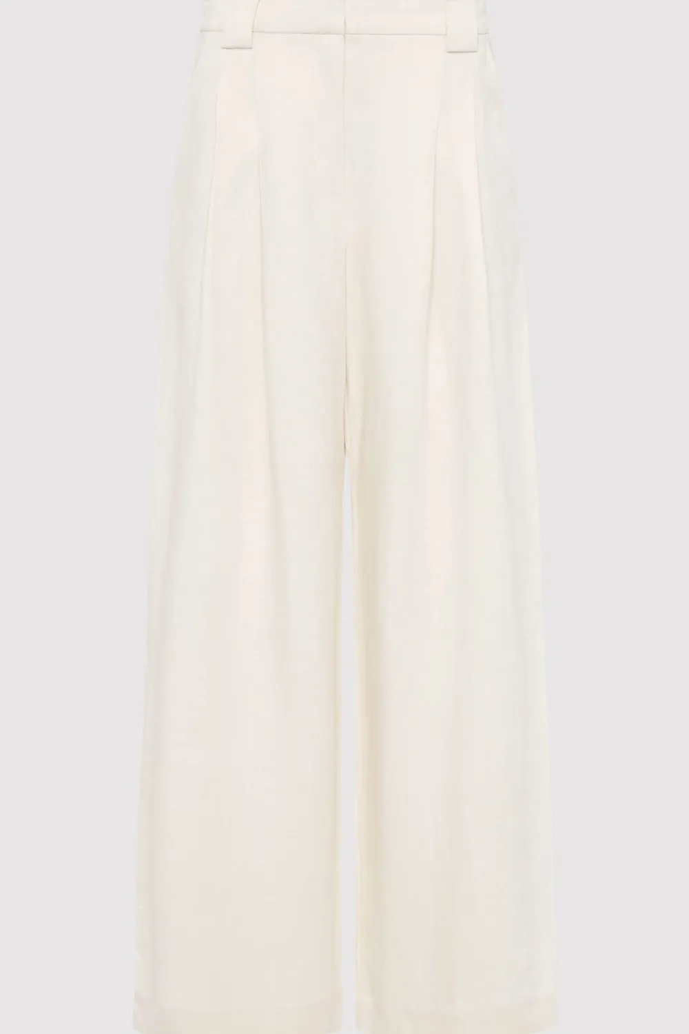 Wide Leg Pleat Pants -|St. Agni Store