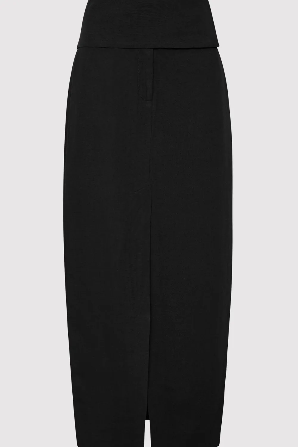 Wide Waistband Column Skirt -|St. Agni Shop