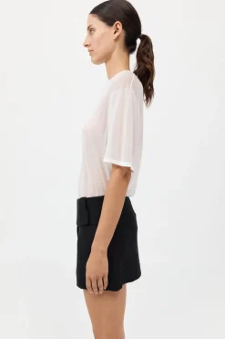Wide Waistband Mini Skirt -|St. Agni Cheap