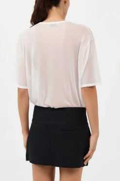 Wide Waistband Mini Skirt -|St. Agni Cheap