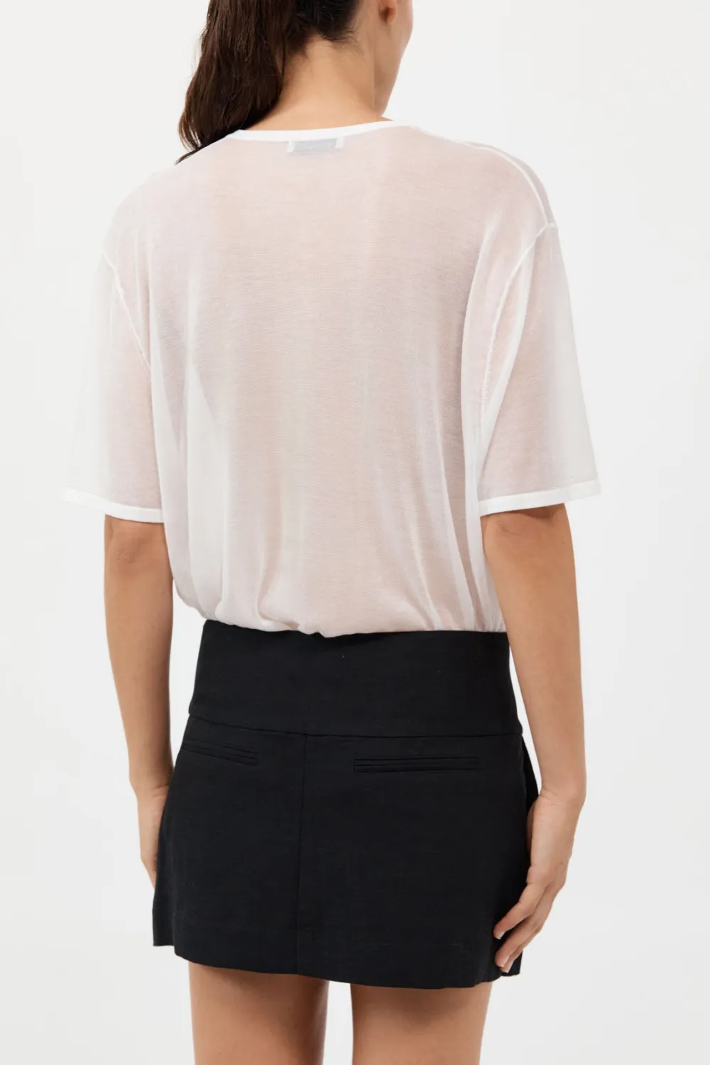 Wide Waistband Mini Skirt -|St. Agni Cheap