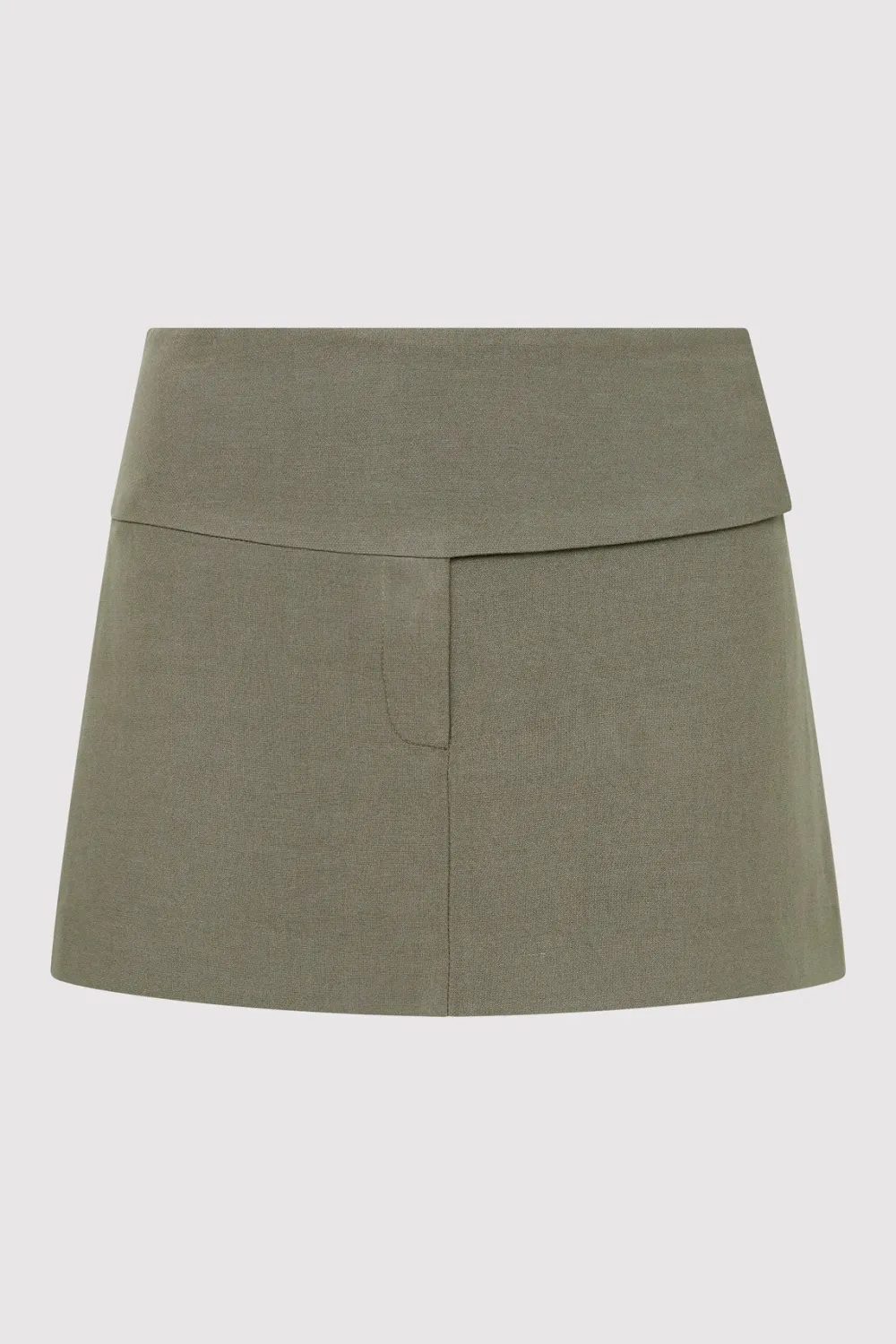 Wide Waistband Mini Skirt -|St. Agni Shop