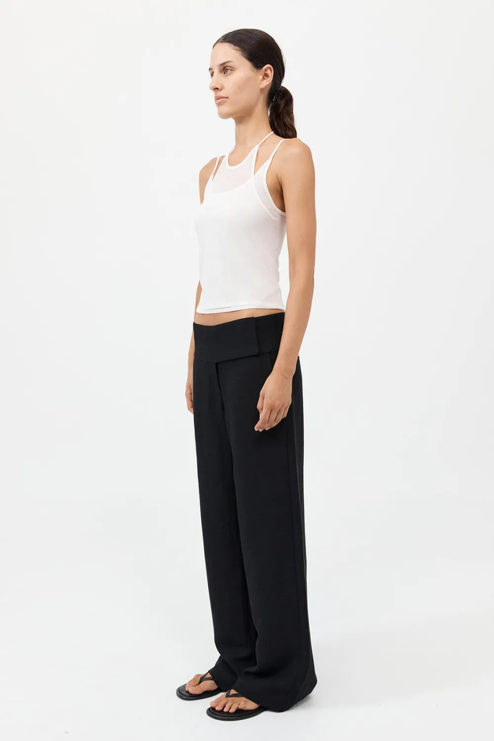 Wide Waistband Pants -|St. Agni Best
