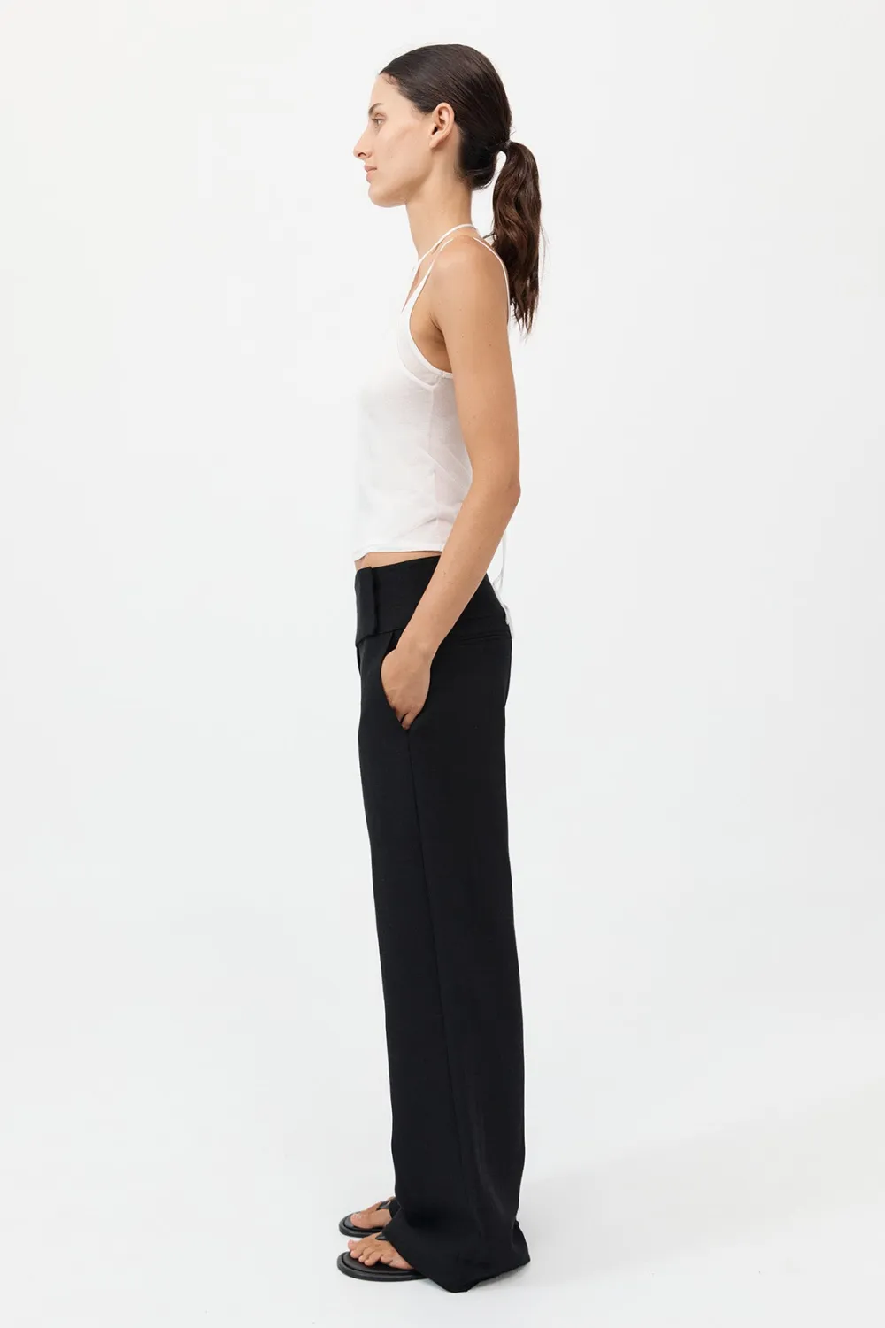 Wide Waistband Pants -|St. Agni Best