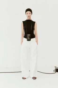 Wide Waistband Pants -|St. Agni Best Sale