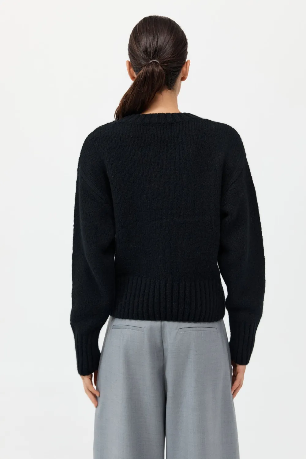 Wool Cashmere Blend Sweater -|St. Agni Clearance