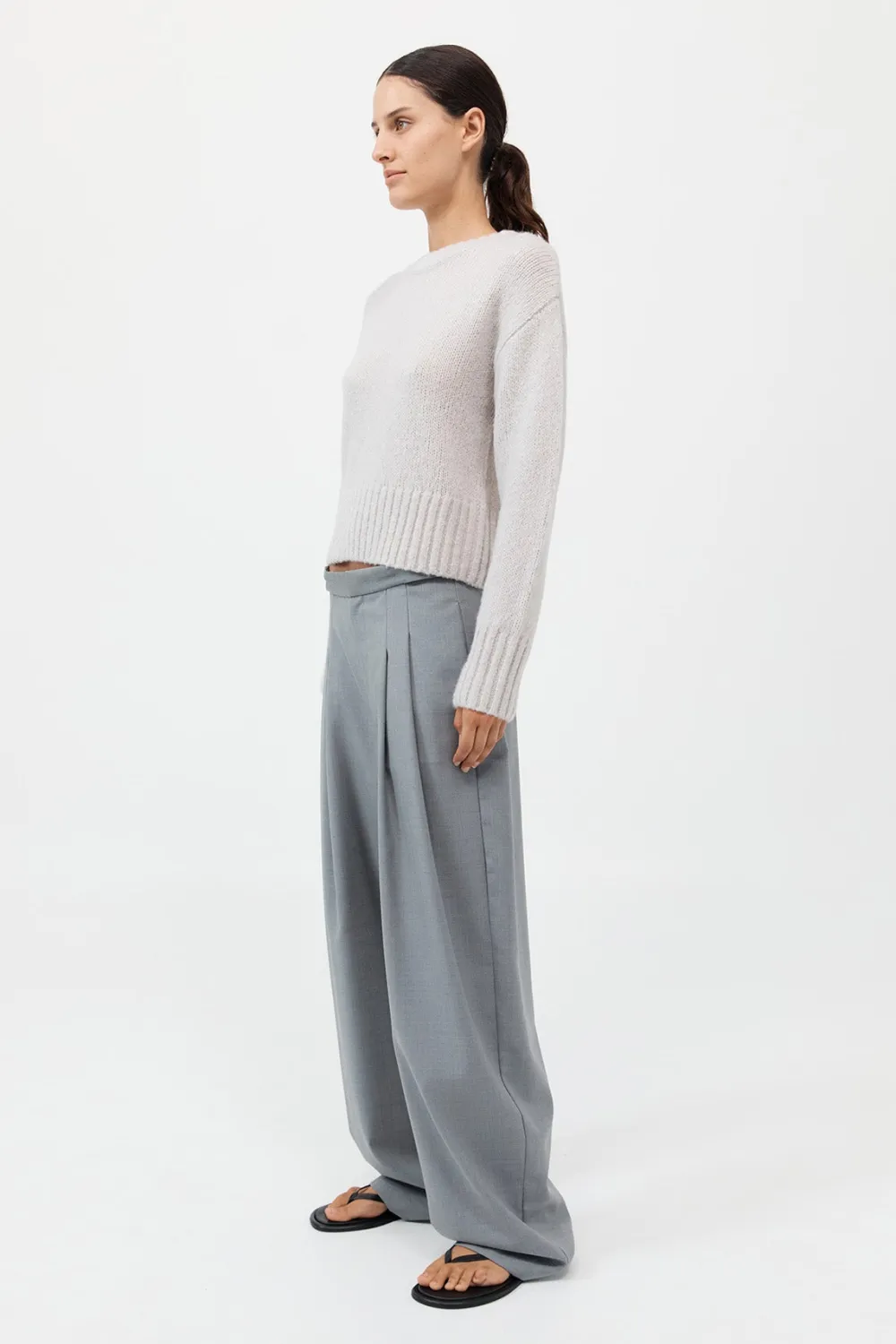 Wool Cashmere Blend Sweater -|St. Agni Best