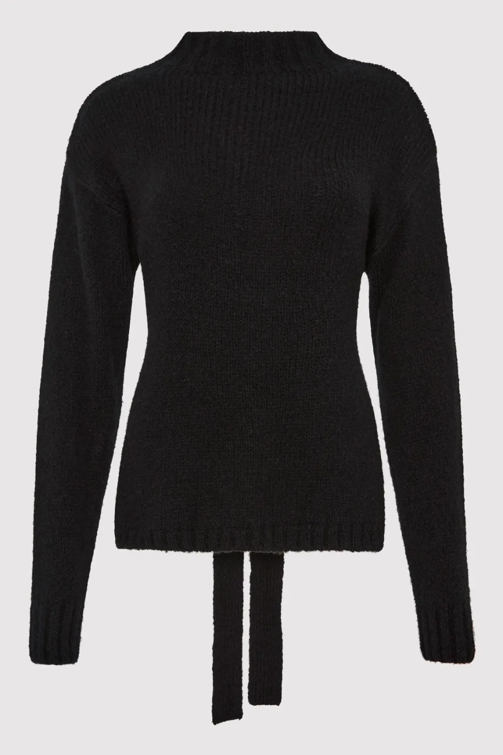 Wool Cashmere Blend Tie Back Jumper -|St. Agni Sale