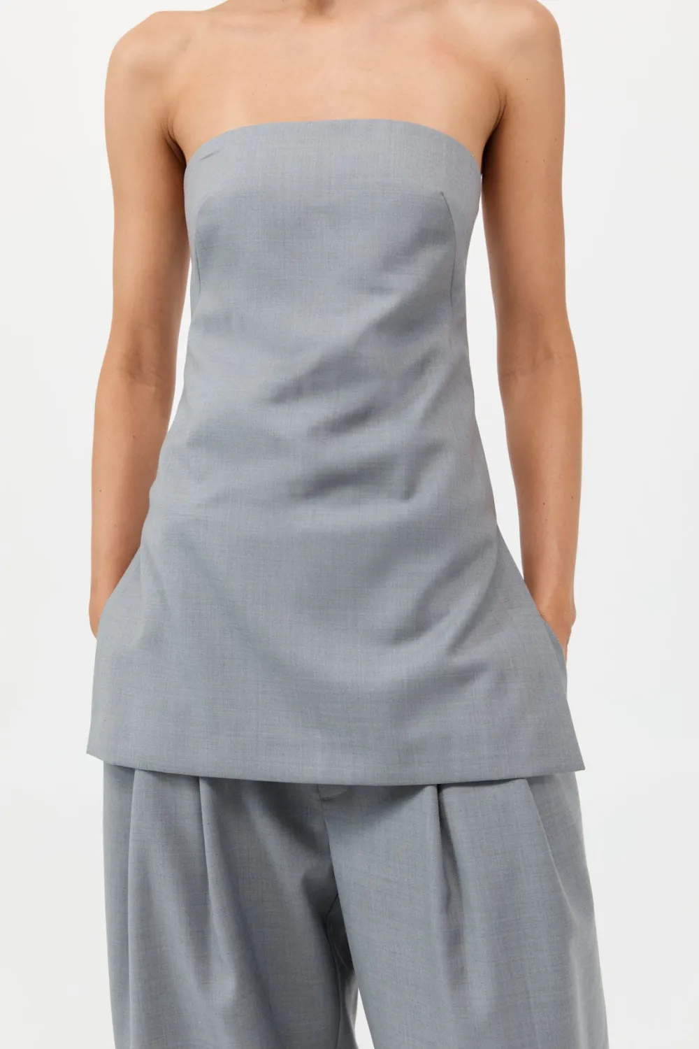 Wool Column Tunic -|St. Agni Flash Sale
