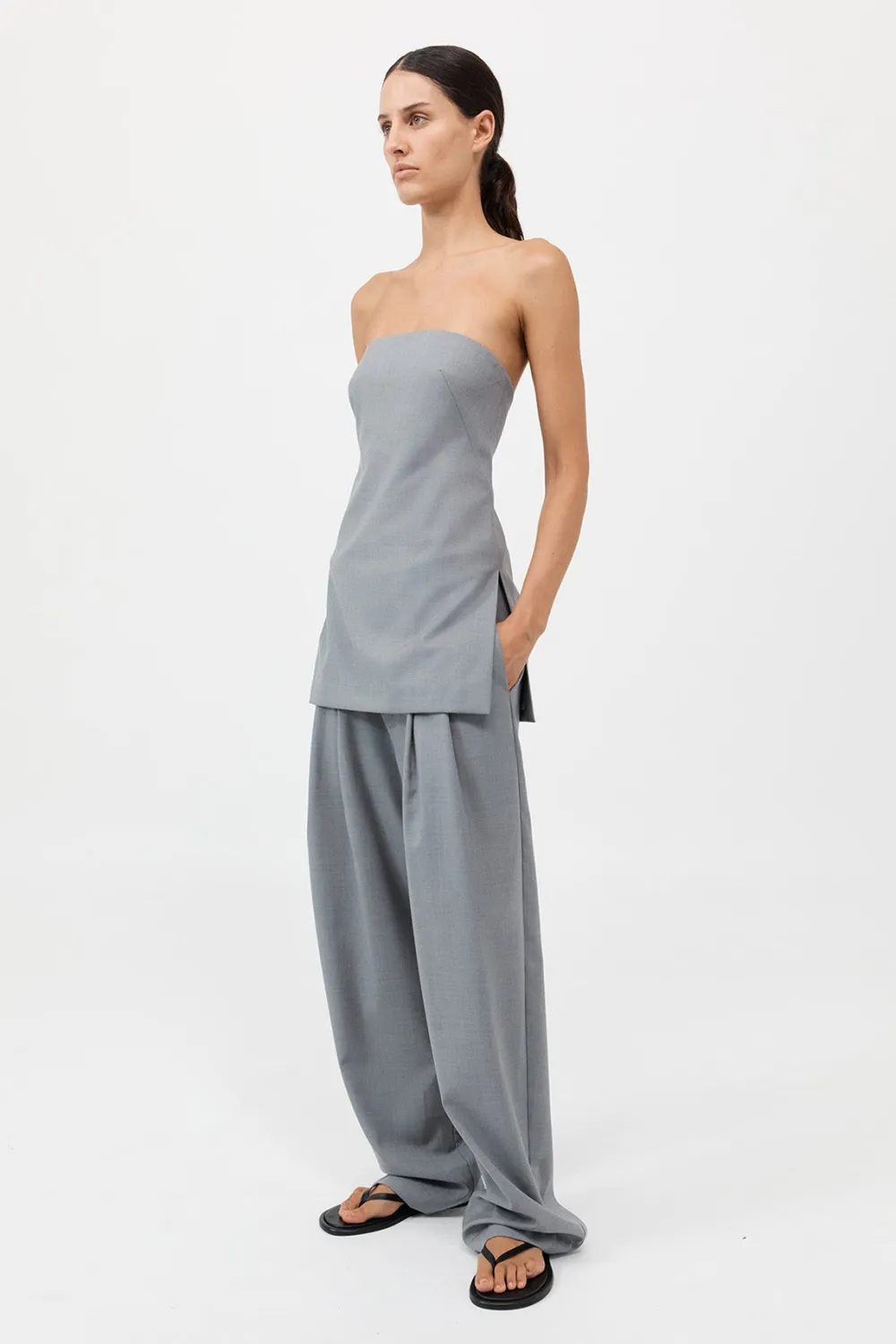 Wool Column Tunic -|St. Agni Flash Sale