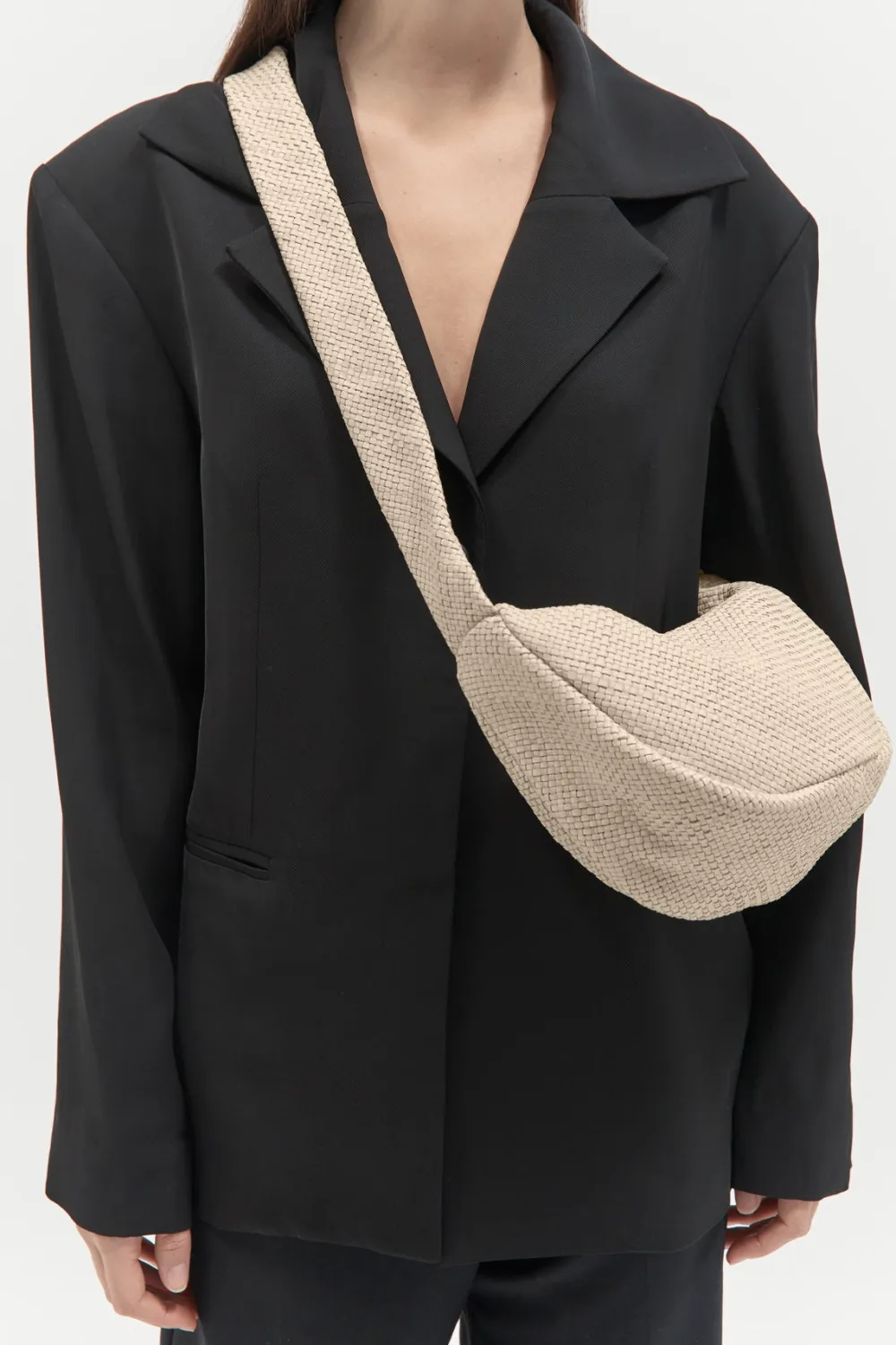 Woven Crescent Bag -|St. Agni Shop