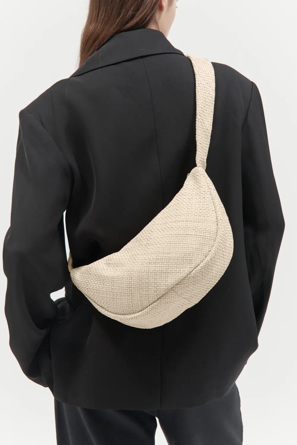 Woven Crescent Bag -|St. Agni Shop