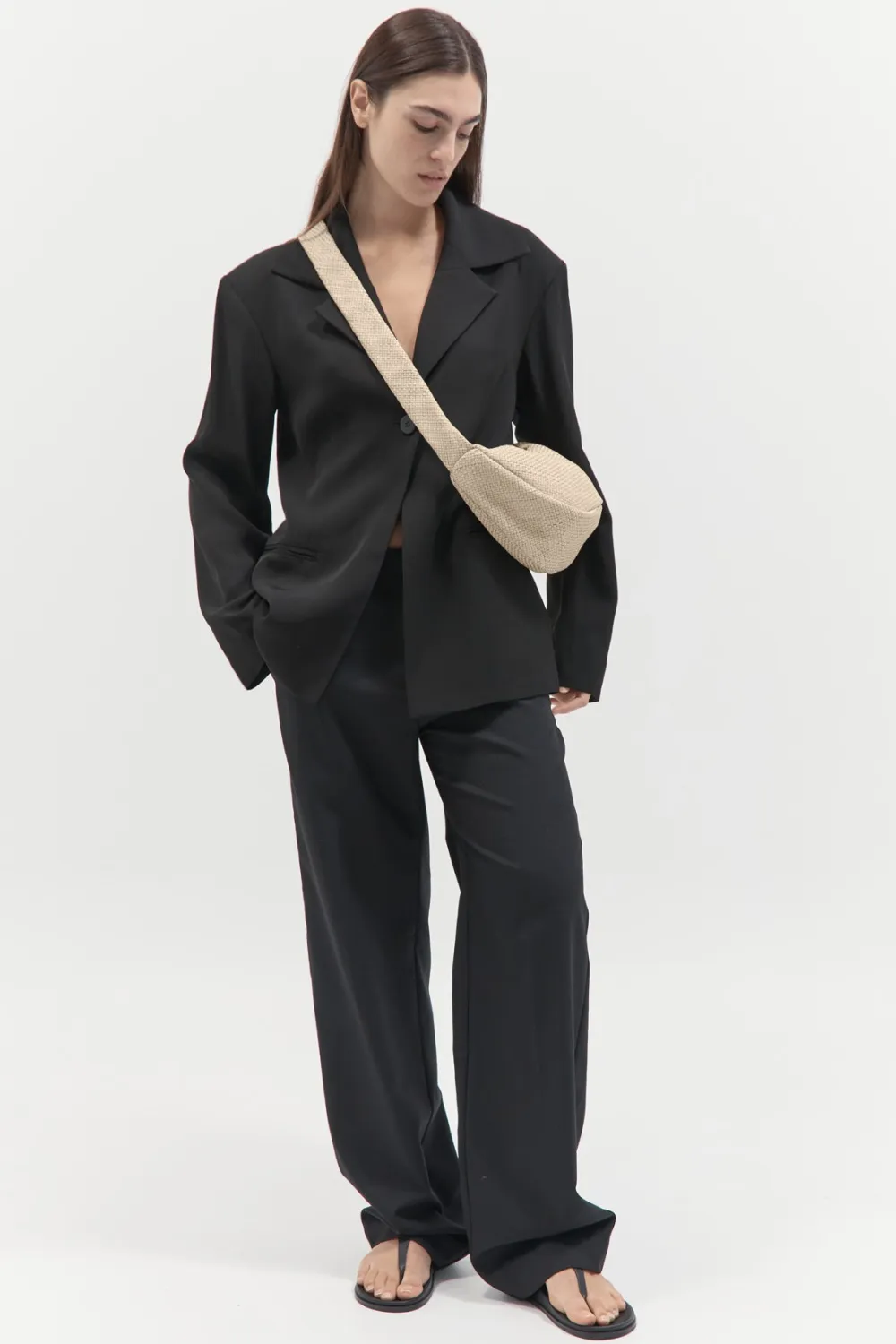 Woven Crescent Bag -|St. Agni Shop