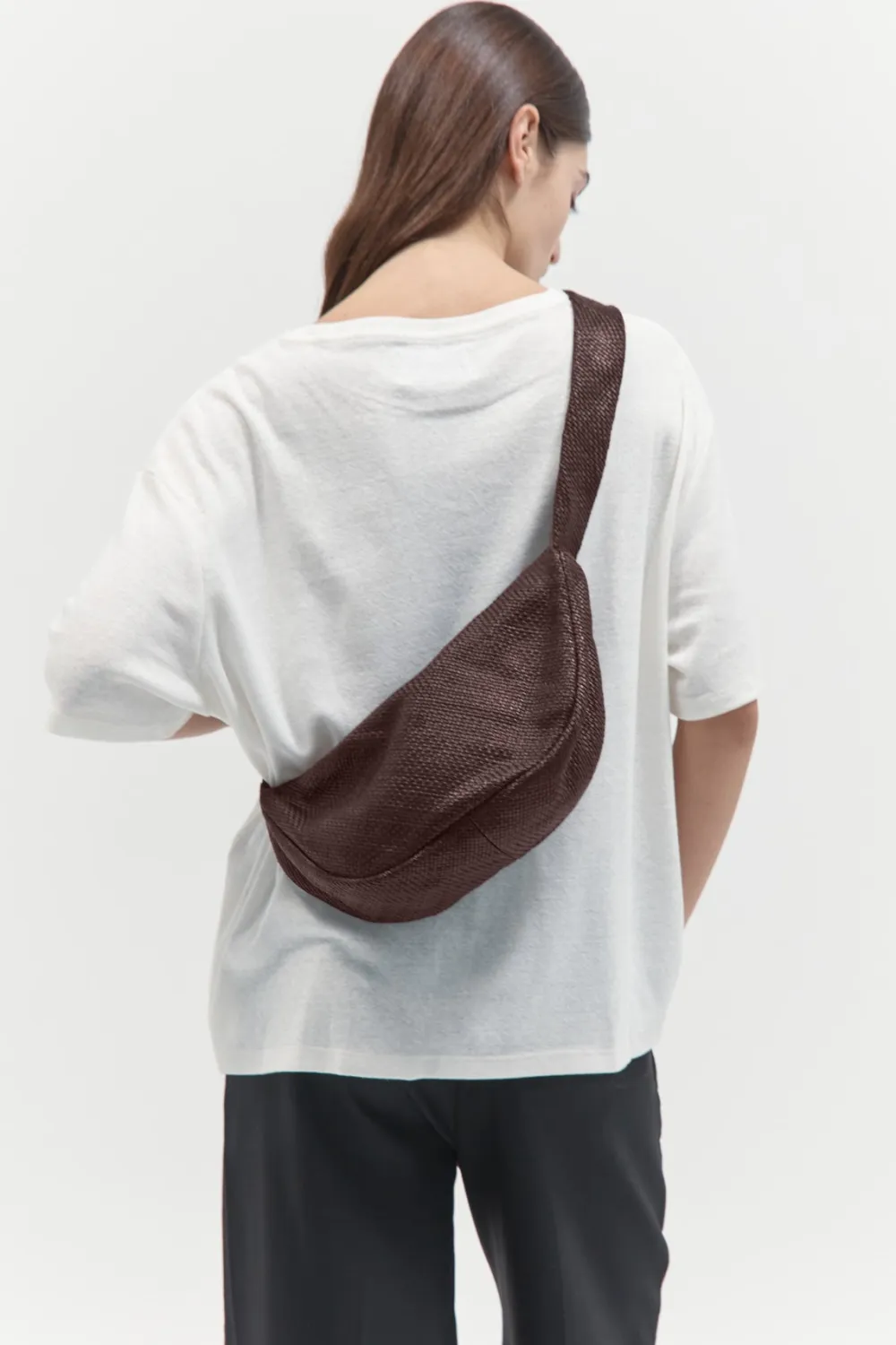 Woven Crescent Bag -|St. Agni Shop