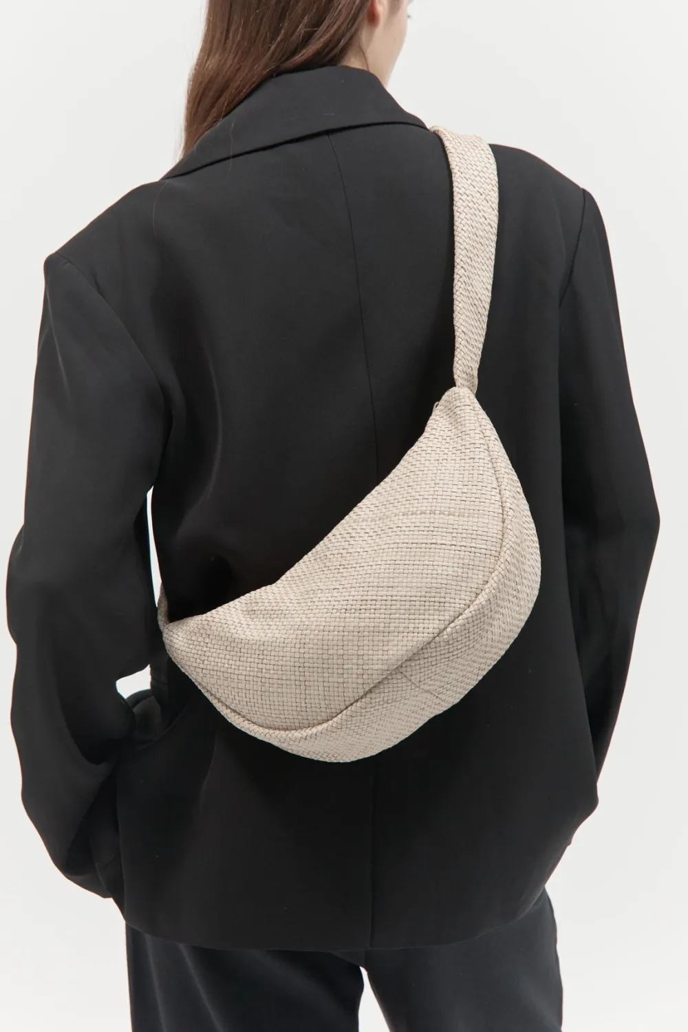 Woven Crescent Bag -|St. Agni Online