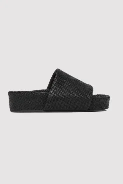 Woven Everyday Flatform Slide -|St. Agni Cheap