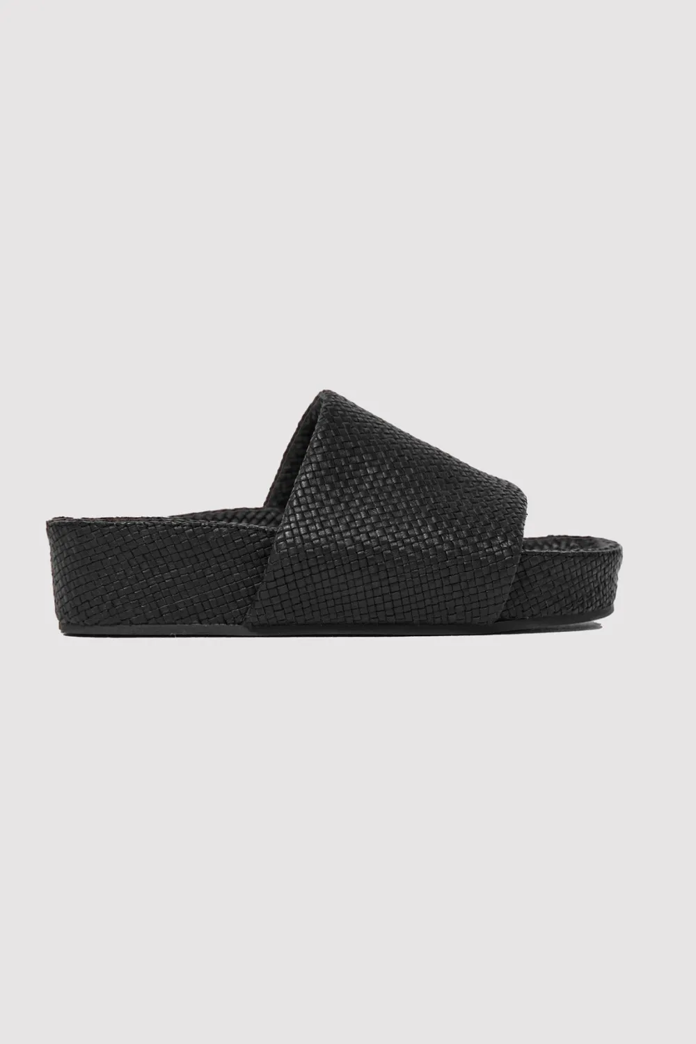 Woven Everyday Flatform Slide -|St. Agni Cheap