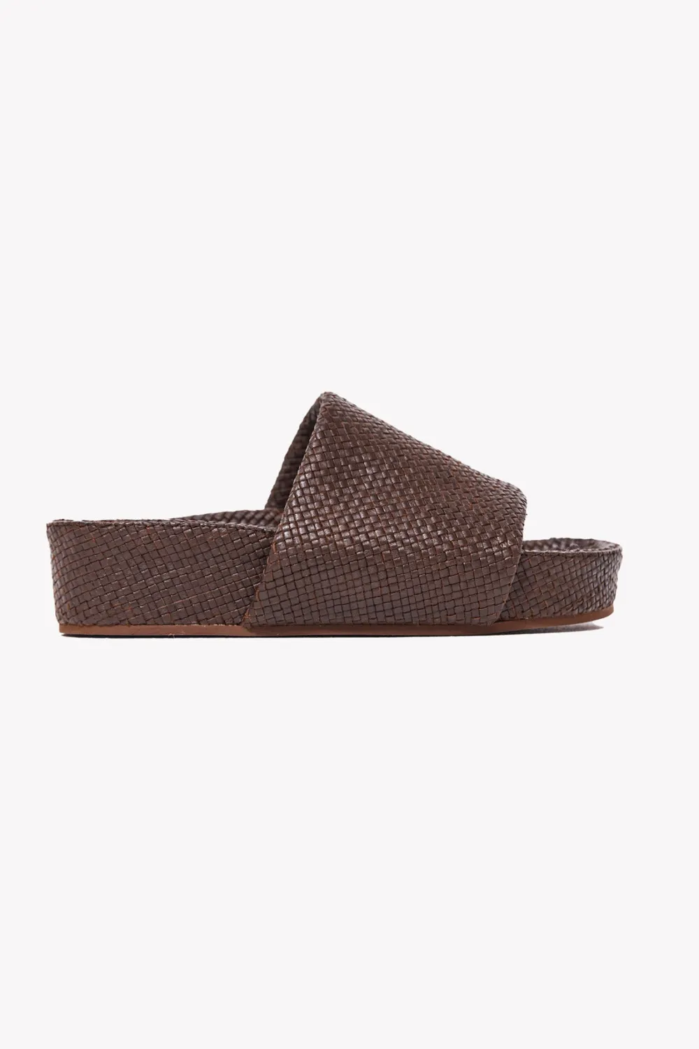 Woven Everyday Flatform Slide -|St. Agni Flash Sale