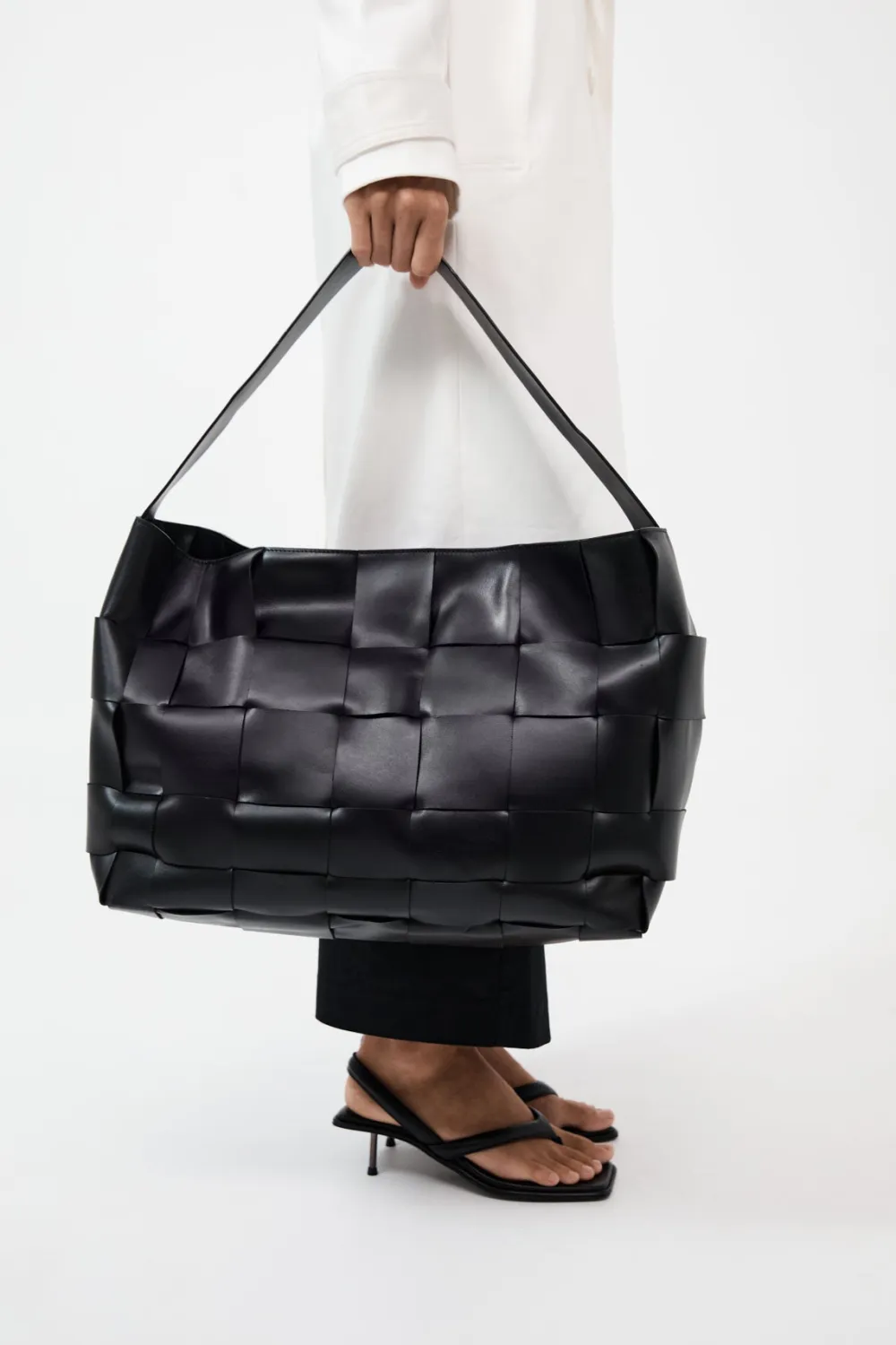 Woven Large Tote -|St. Agni Cheap